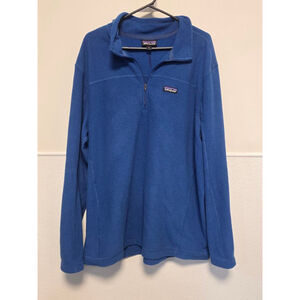 Men's Patagonia Blue Zip‎ Up Sweater XXL